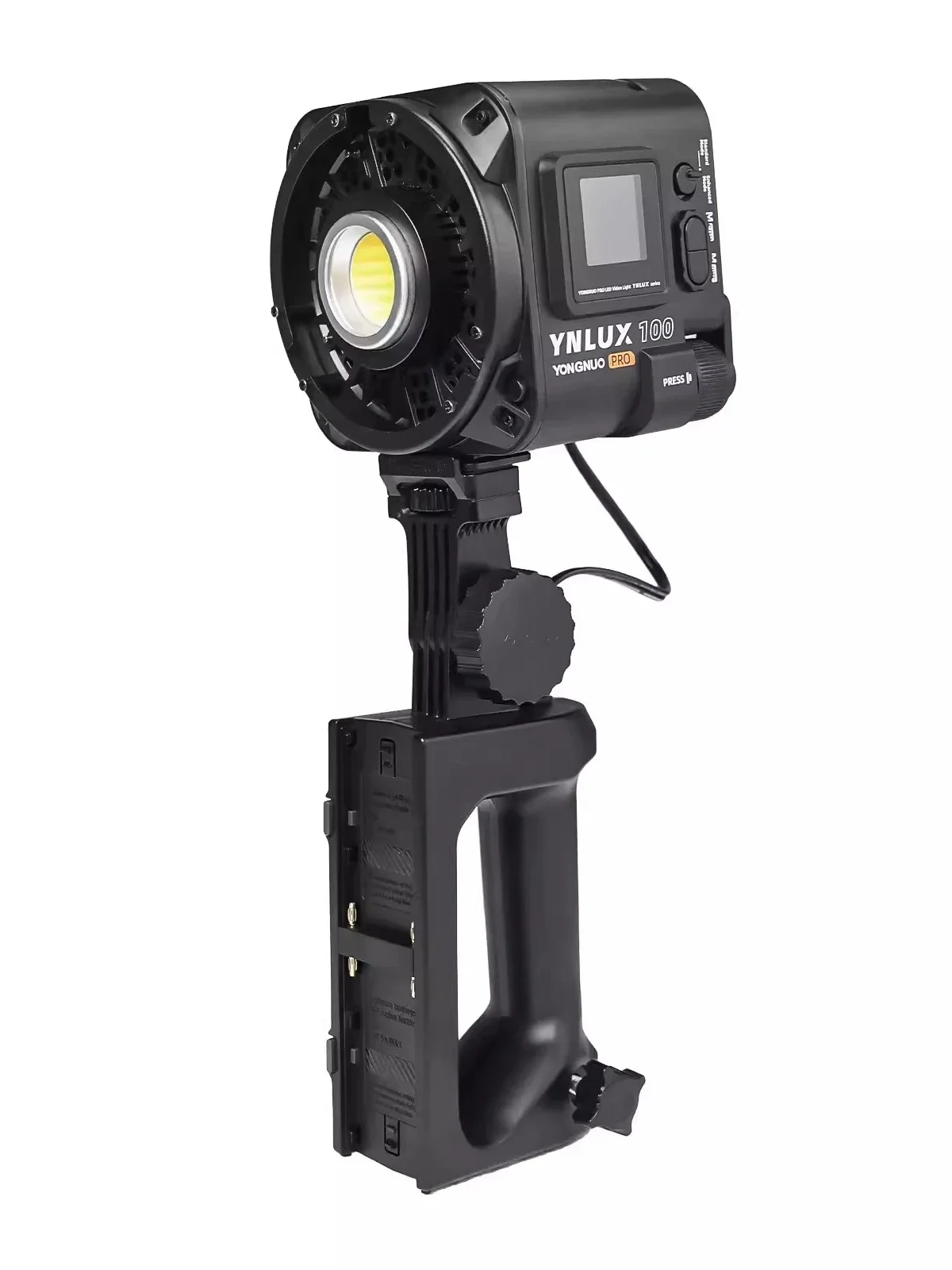 for YNLUX100 PRO Handheld Portable COB Live Video Fill Light 120W