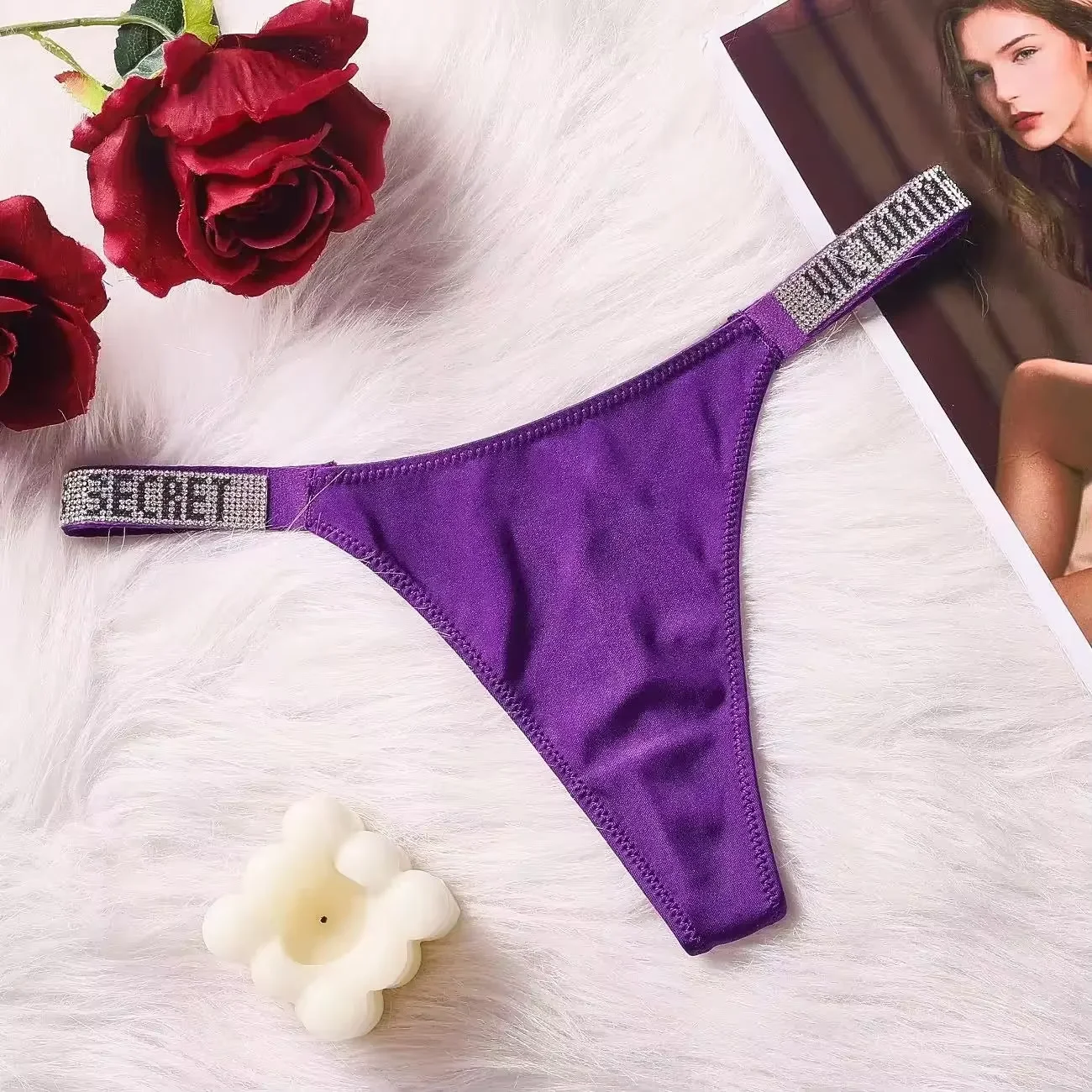New fashion sexy female underwear cotton elastic simple no show antibacterial underwear thong