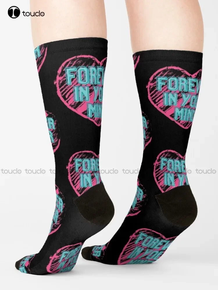 Forever In Your Mind Socks White Socks Mens Unisex Adult Teen Youth Socks 360° Digital Print Custom Gift Funny Sock