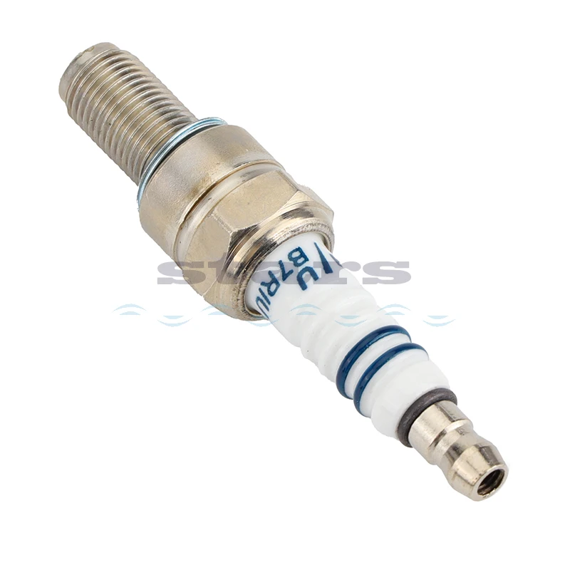 Motorcycle Iridium Spark Plug B7RIU for CR7E CPR7EA-9 CPR8EA-9 CPR8EAIX-9 96067 CR8E CR8EIX IU24 IU22 UR4DC PRG6HCC