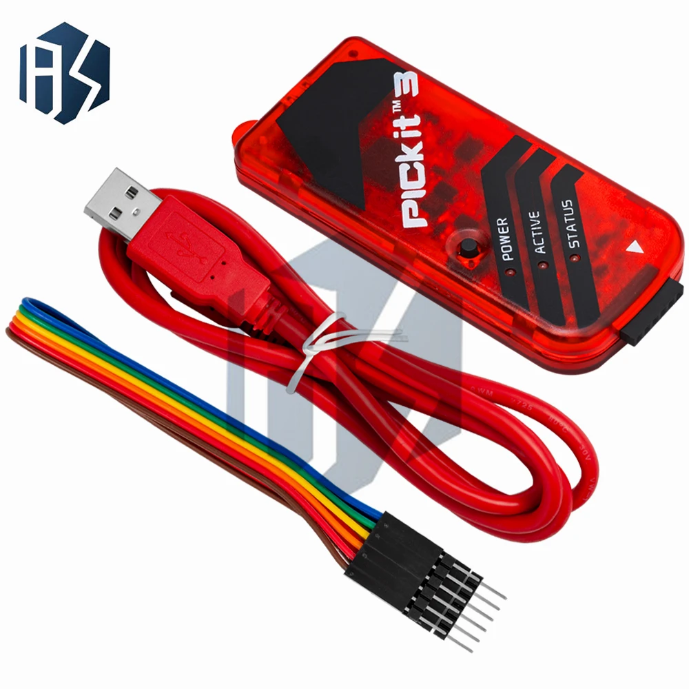 PICKIT3 KIT3.5   PIC KIT3 PICKIT 3 Programmer Offline Programming PIC Microcontroller Chip +PIC Programmer adapter seat