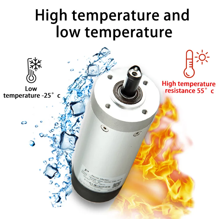 Factory Custom Servo Motor DC24V 100W 2000rpm Incremental Encoder Position Feedback for Speed Gate Turnstile Servo motor