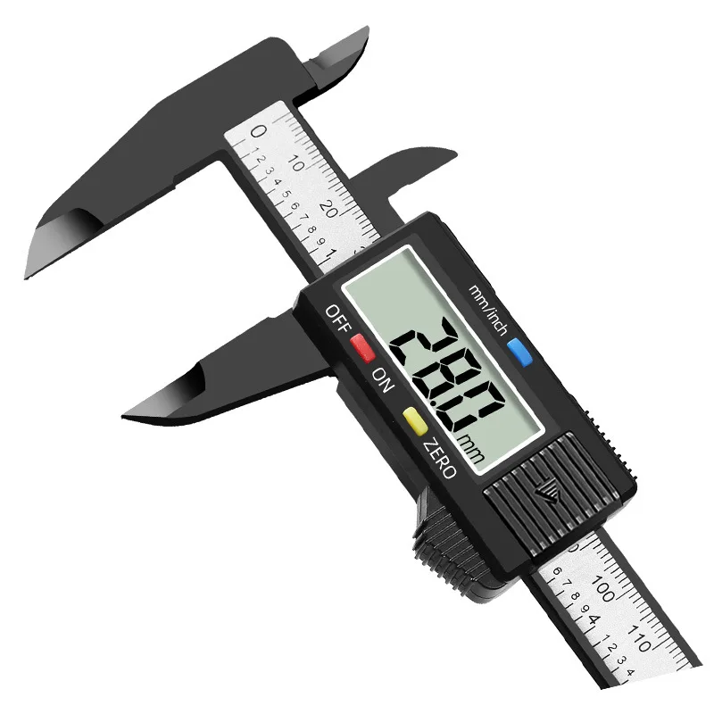 Larger LED Electronic Digital Caliper Carbon Fiber Dial Vernier Calipers Micrometer Digital Ruler Measuring Tool Mini Calibrator