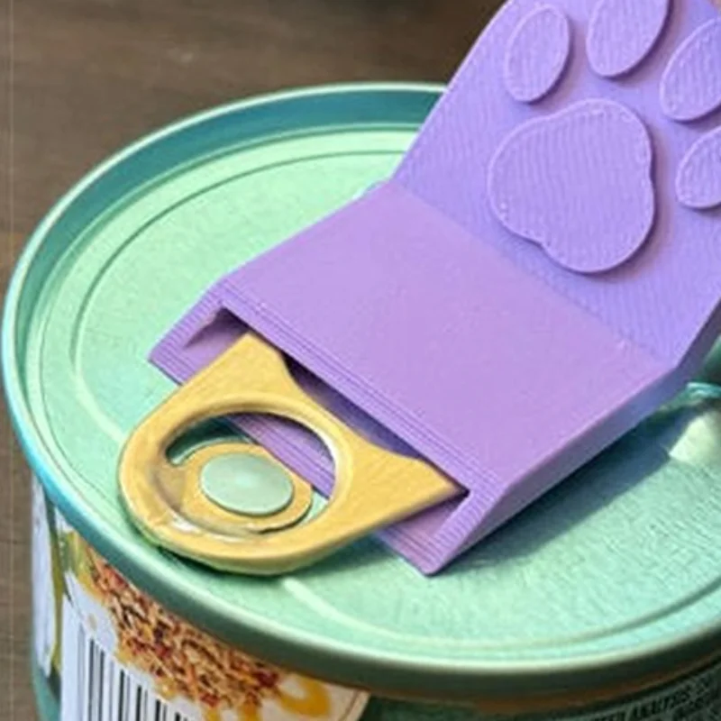 One Or 2pcs Cat Food Can Opener Pet Cat Cog Food Bottle Opener Portable Non-Slip Easy Grip Easyclean Material Kitchen Tools