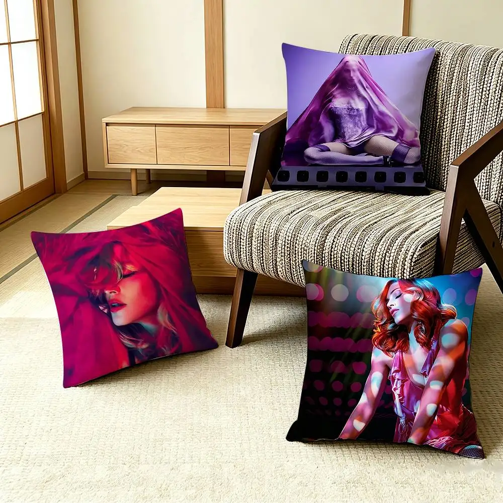 Music Madonna Confession II I Feel So Free Lead Single Pillow Case Pattern Printed Pillowcase For Living Room Sofa Cushion Cover