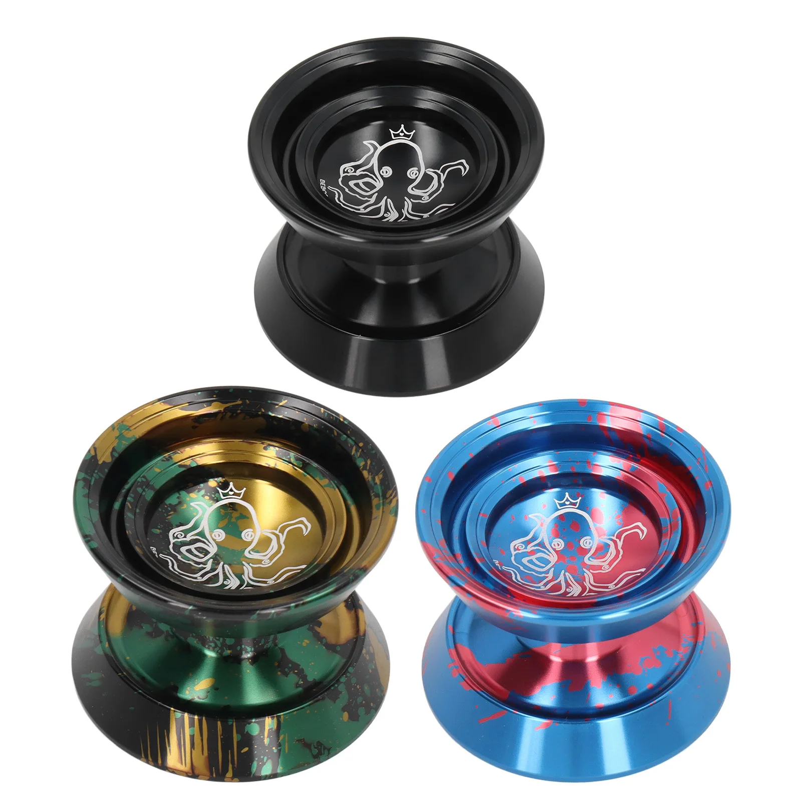 YoYo Ball – boule en alliage d'aluminium insensible, avancée, sans décoloration, exquise pour la compétition avec gants, 3 cordes