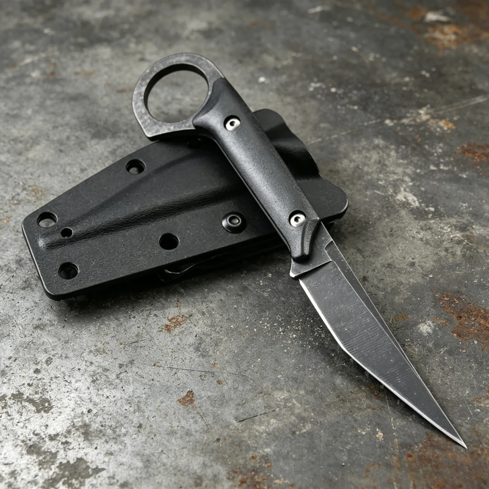 Bushcraft Knife Fixed - Прочный нож с фиксированным лезвием из