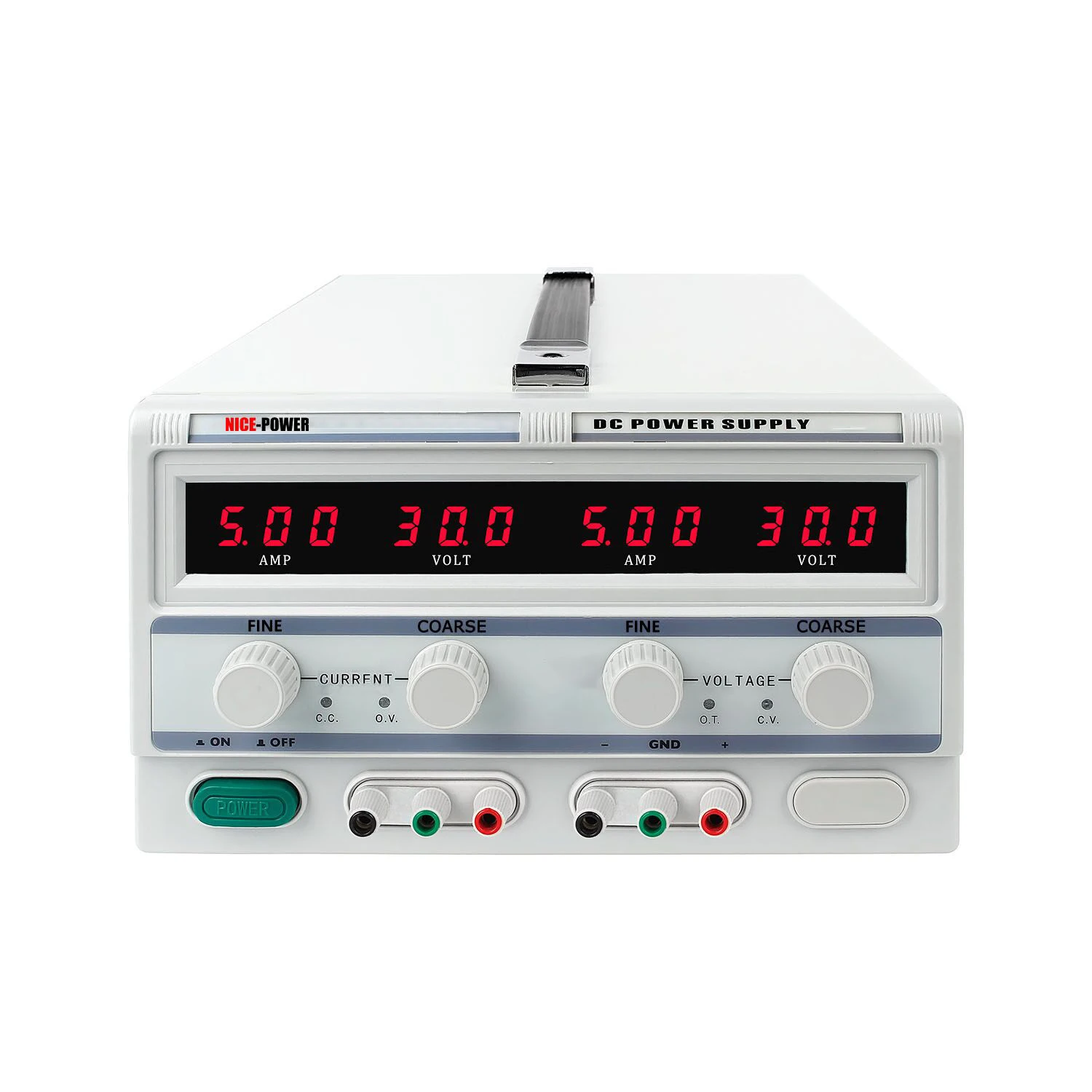 

30V 20A 600W Dual Channel Dual Output Adjustable Switching Linear DC Regulated Power Supply Variable 3020-2D TPR Source