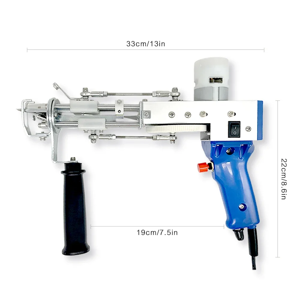 2 IN 1 Electric Carpet   Machine Can Do Both Cut Pile and Loop Pile Hand   Carpet