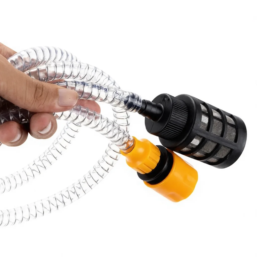 Anti Kink Water Inlet Hose With Filter Net For Portable Cordless Car Pressure Washer Car Wash Machine Utility Parts