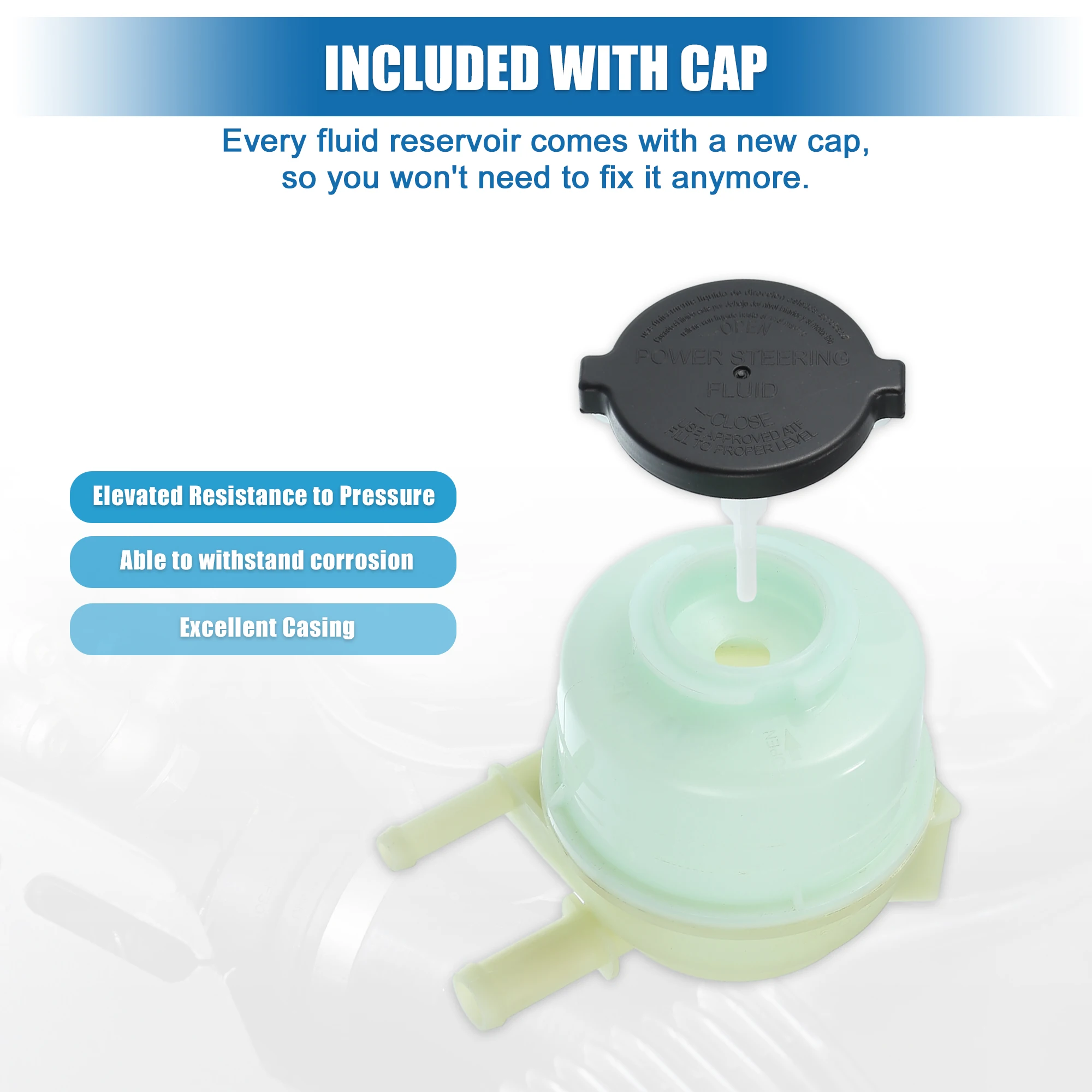 خزان توجيه السيارة UXCELL رقم 4436006030 لسيارة تويوتا كامري 2002-2011