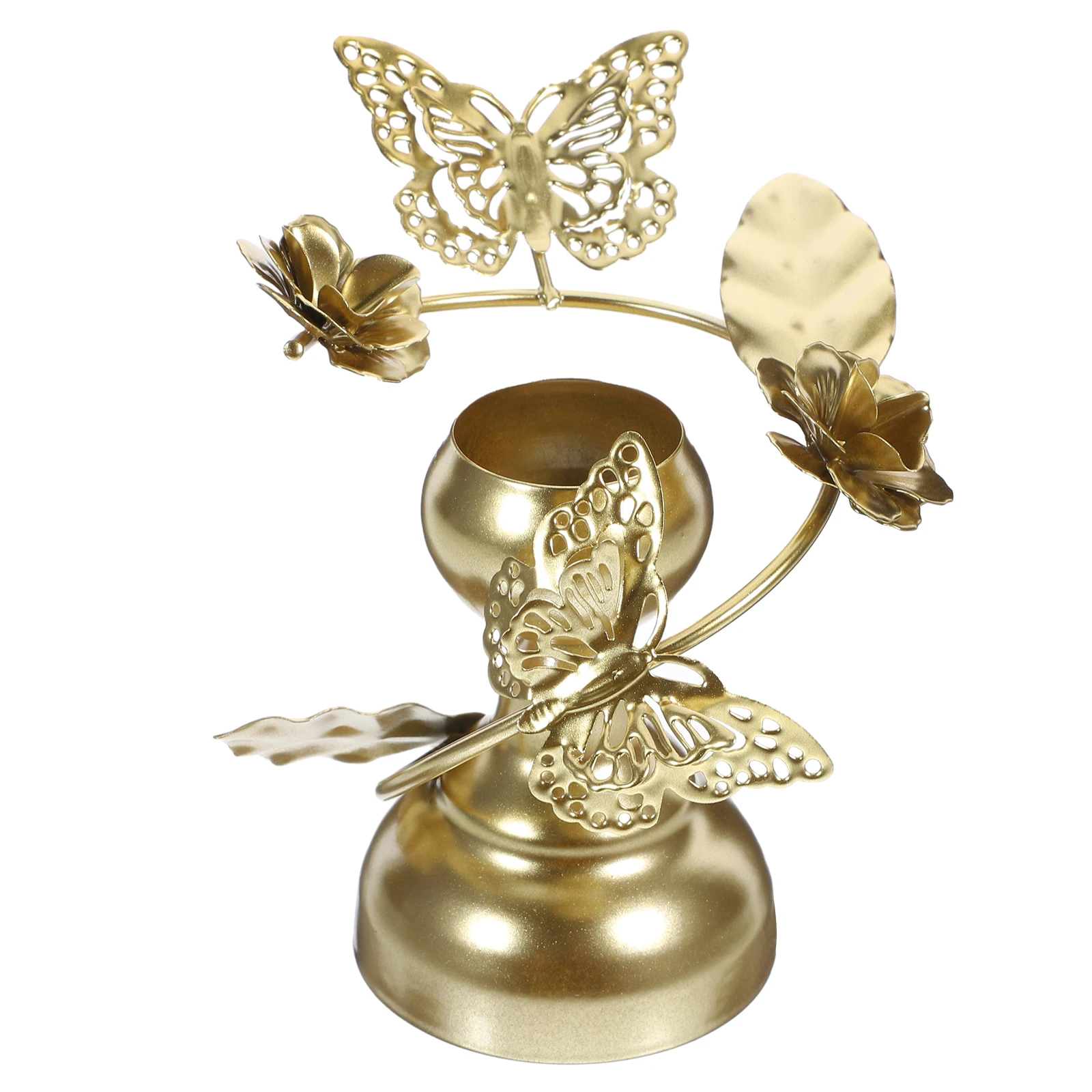 

Butterfly Holder Metal Decorative Taper Stand for Wedding Dining Table Centerpiece Home Ornament Christmas