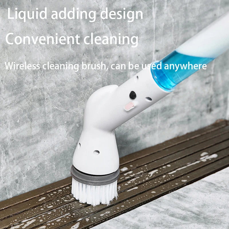 Electric Cleaning Brush Bathroom Window Kitchen Automotive Multifunctional Household Rotating Wireless Cleaning Machine