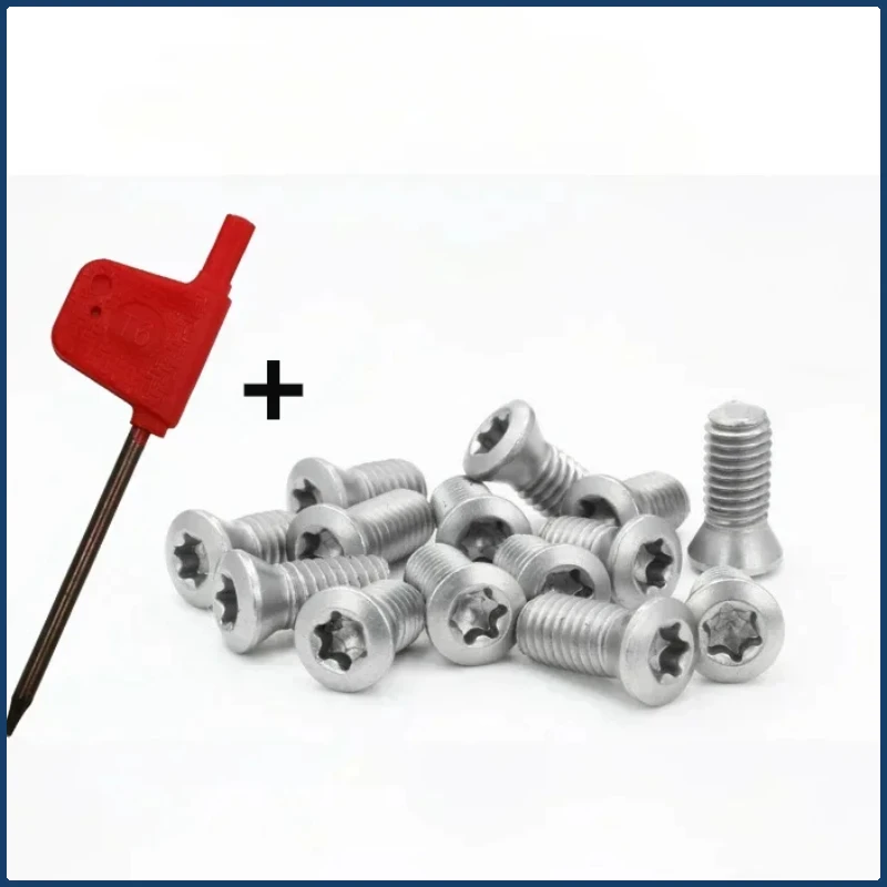 

50 CNC Torx Screw M1.6 M1.8 M2.0 M2.2 M2.5 M3.0 M3.5 M4.0 M5.0 M6.0 Lathe Tool Holder Screw Assembly Tool Head Blade Screw Torx