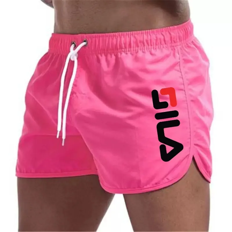 2025 New Men's Beach Shorts Summer Men's Swimwear Sexy Swimming Trunks Woman Running Shorts Sea Surf Shorts Men's Sports Shorts