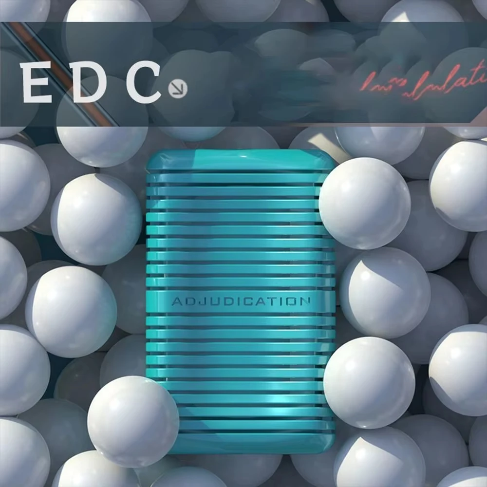 Edc Fidget Slider – savon métallique rotatif, jouet sensoriel Anti-pression, jouet de Table focal Tdah avec curseur magnétique souple
