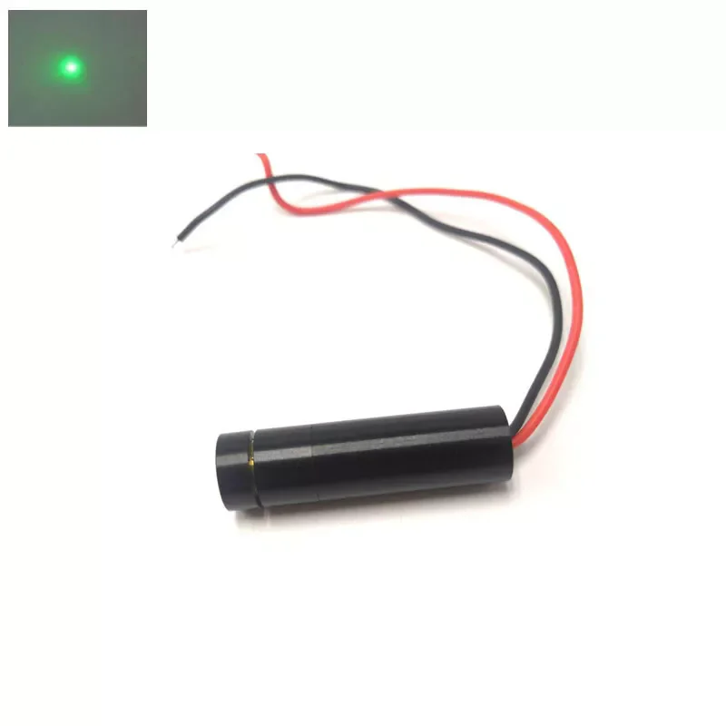 Dot Green Light Laser Diode Module 520nm 30mw φ12x40mm 3-5V