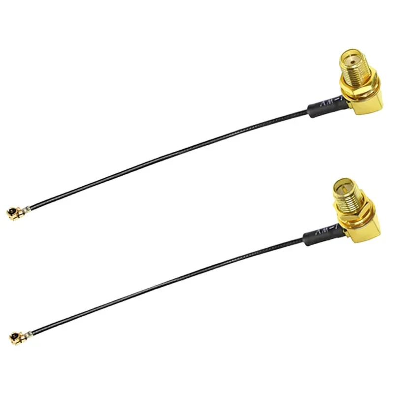 2/4/8 قطعة 1.13 كابل SMA موصل سالب إلى UFL/U.FL كابل خسارة منخفضة إلى (RP) SMA ضفيرة واي فاي هوائي تمديد كابل