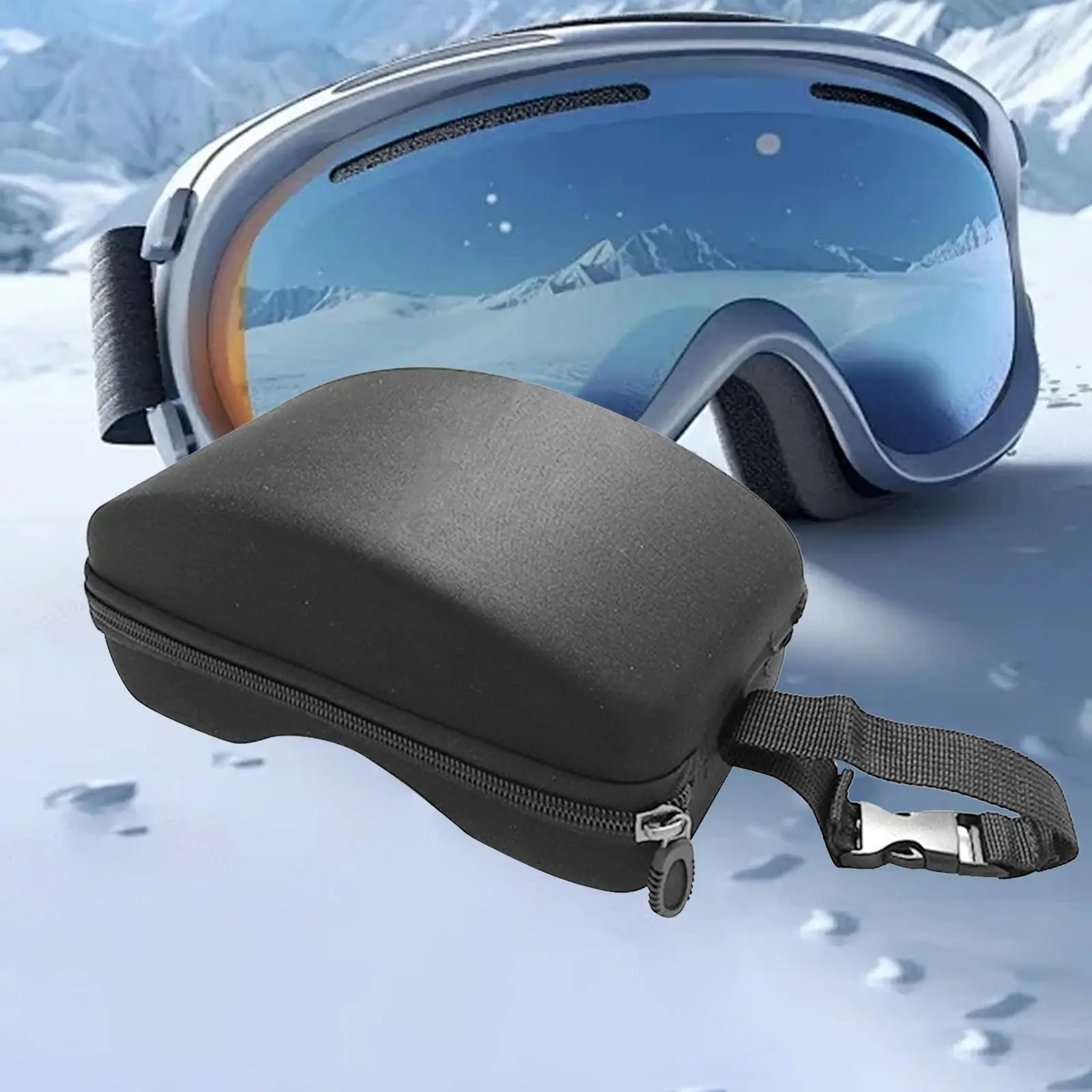 Ski Goggle Case Snowboard Snow Goggle Box Sport Glasses Holder for Swimming Goggles Flying Goggle Eyewear Cycling Glasses