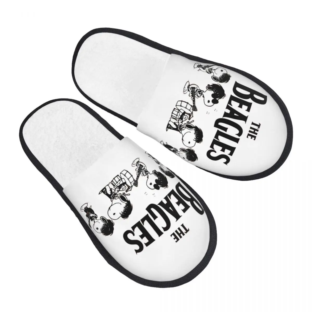 Snoopy Peanuts The Beagles Slippers for Woman Man House Shoes Warm Indoor Slippers