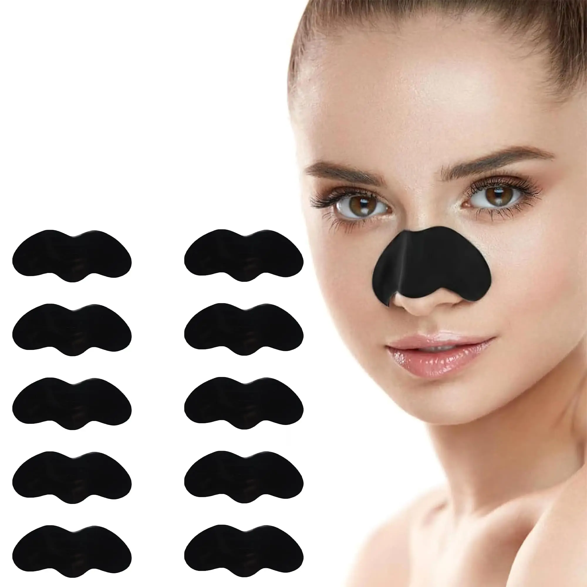10/20/50/100PCS Blackhead Removing Nasal Strips for Unisex Acne and Pimple Treatment Pore Shrinking Nose Patches for Skin Care