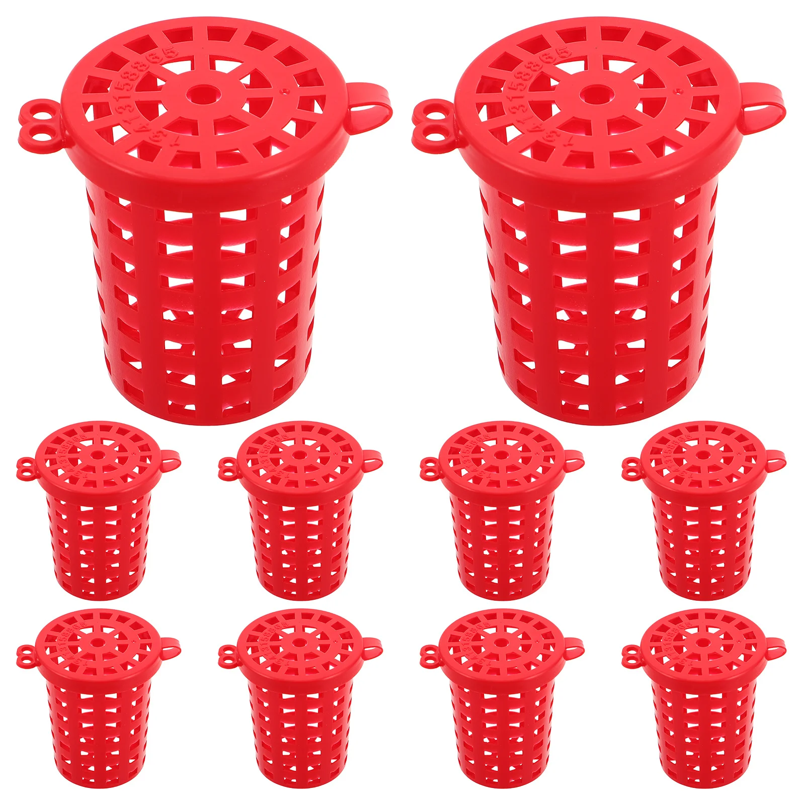 

10pcs Large Cage For Shrimp Crab Outdoor Fishing Durable Holder Reusable Fishing Bait Basin Portable Crab Bait Box