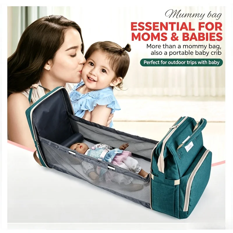 large-capacity-mommy-diaper-backpack-with-changing-mat-foldable-baby-bed-design-nursing-bag-for-milk-bottle-storage