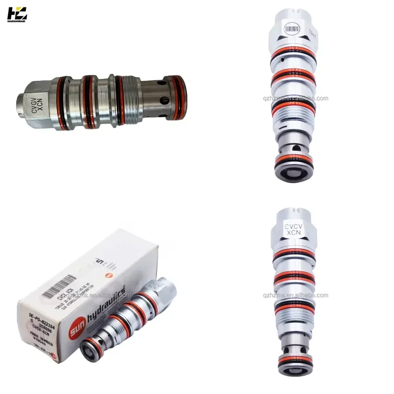for Sun Hydraulics CVGV-XCN Screw-in Cartridge Vented Pilot-to-Open Check Valve 350Bar 30-60L/min High Strength Alloy Steel
