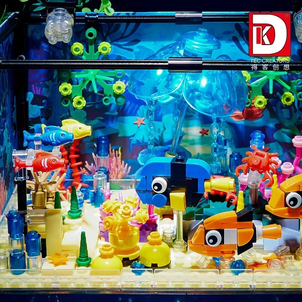 DK7023 Idea Light Fish Tank 72 - Aquarium Fish Lego 评论和价格