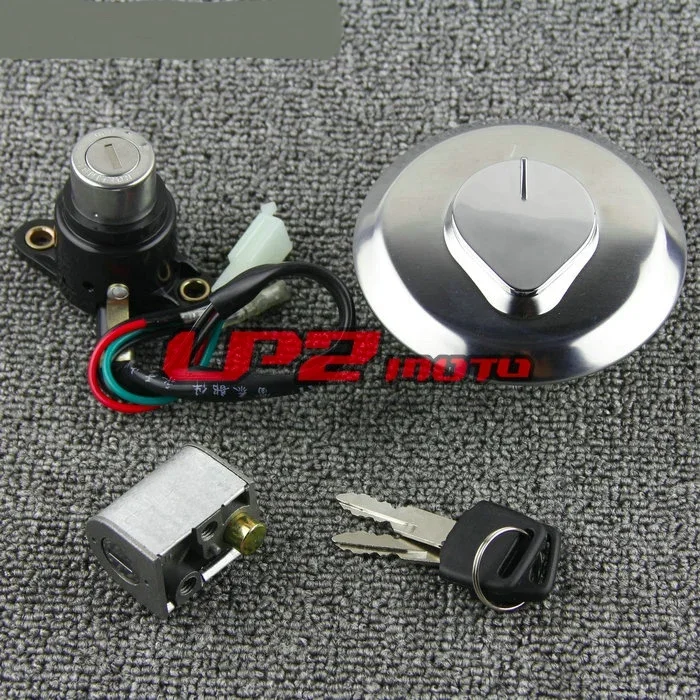 Ignition Switch Fuel Gas Cap Seat Lock Set for Honda Custom 125 CM125 87 88 89 90 91 92 93 94 95 96 97 98 99 1987-1999