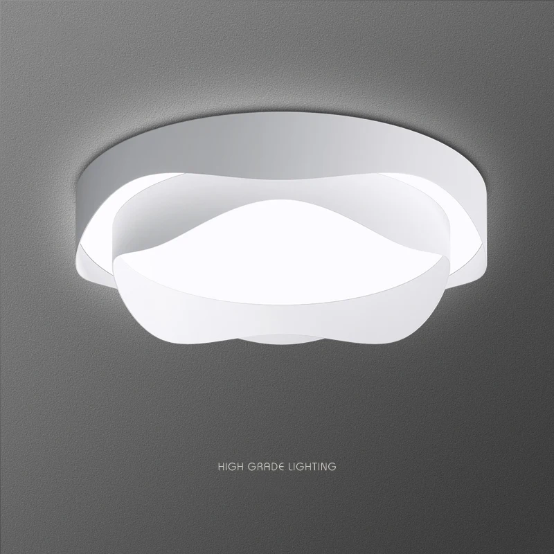 

Led Ceiling Lamp Modern RC Dimmable Petal Shape White Black 39w Ceiling Lights For Living Room Bedroom Indoor Lighting Fixture