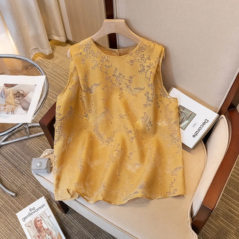 Ele Lace Svel irt dames zomerontwerp uitgehold faionable vest trendy Chinese sle no-knop ronde ne top