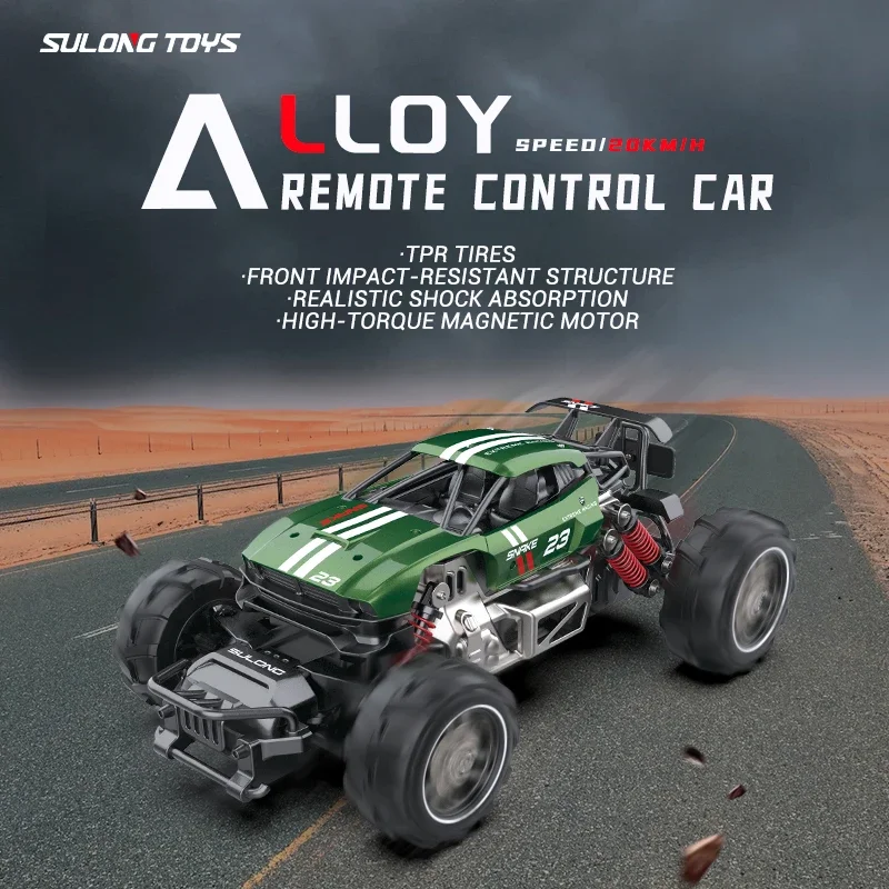 

Sulong SL301 1:14 Радиоуправляемая машина из сплава — 4WD горный внедорожный альпинистский, высокоскоростная гоночная игрушка для мальчиков