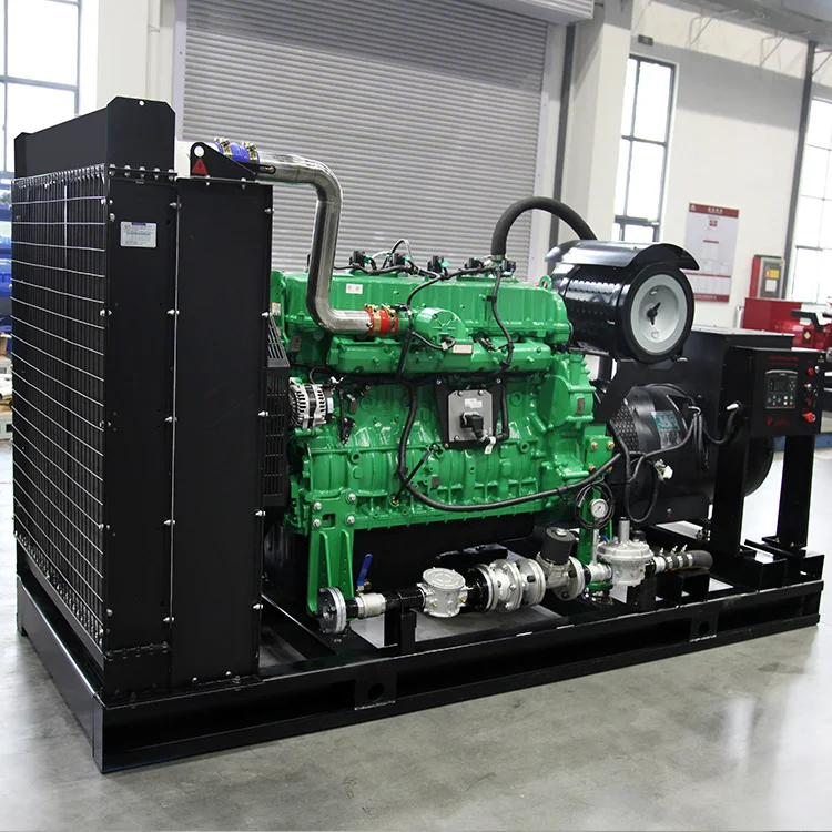 Gas alami kualitas tinggi 20kW 30kW 50kW generator terbuka 4 silinder