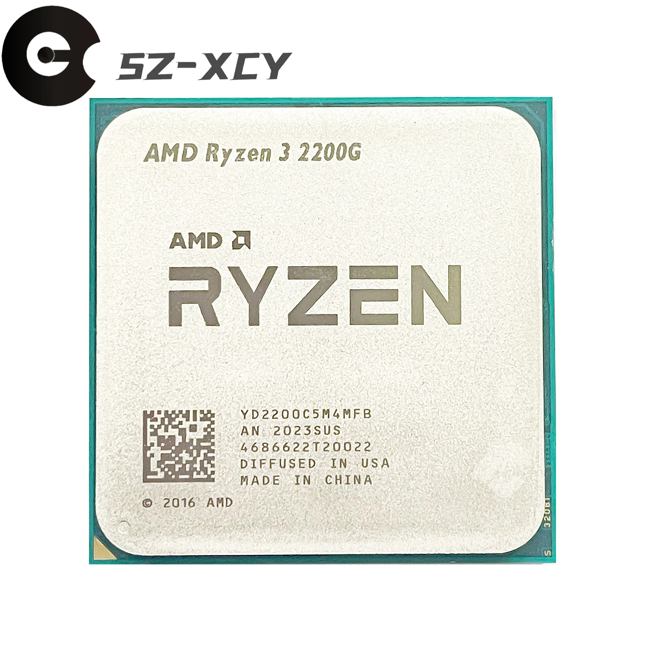 AMD Ryzen 3 2200G R3 2200G 3.5 GHz Quad-Core Quad-Thread CPU Processor YD2200C5M4MFB Socket AM4