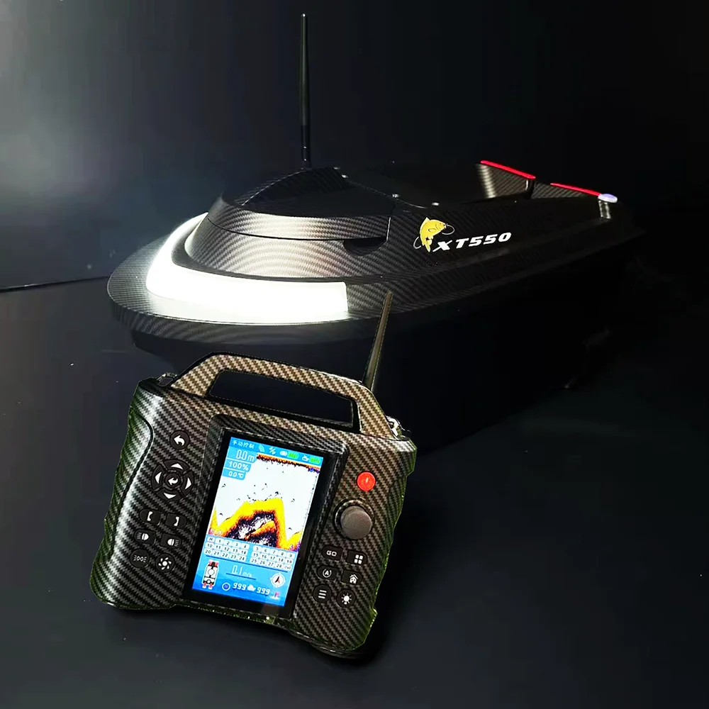 

New 11.v 18Ah Battery 4 Ground/116points Gps Bait Boat With Sonar Fish Finder Carp Fishing Bait Boat Baiting And Carp Tackle