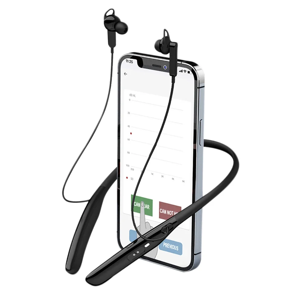 

2026New Product 2022 Neckband Wireless Phone App Remote Controlled In The Ear Hearing Aids Digital