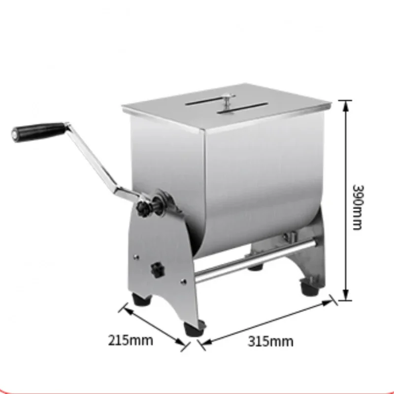 

20LB/44LB Sausage Stuffer Commercial Mixer Mixing Meat Blender Machine