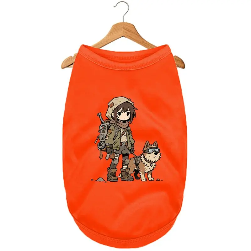 

Anime Dog Tank Top - Summer Pet Vest - Breathable Puppy Clothes