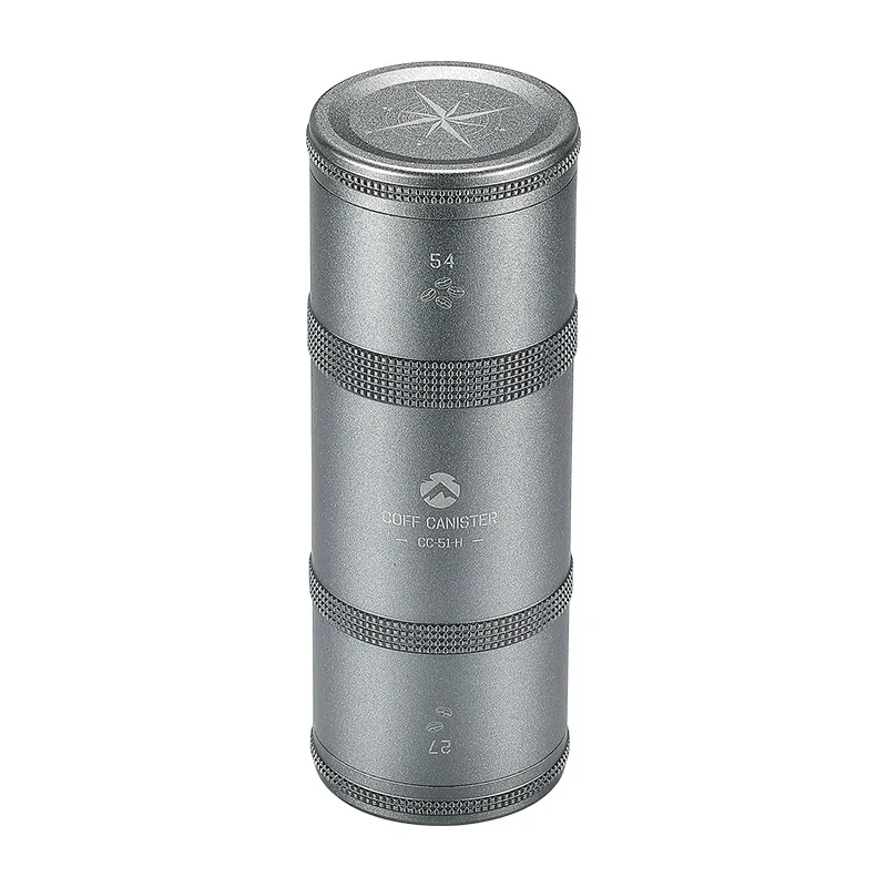 

CAMPINGMOON CC-51-H CC-50-H CC-50-BK Alloy Sealed Storage Tank Outdoor Camping Travel Subpackage Tea Coffee Bean Jar Can