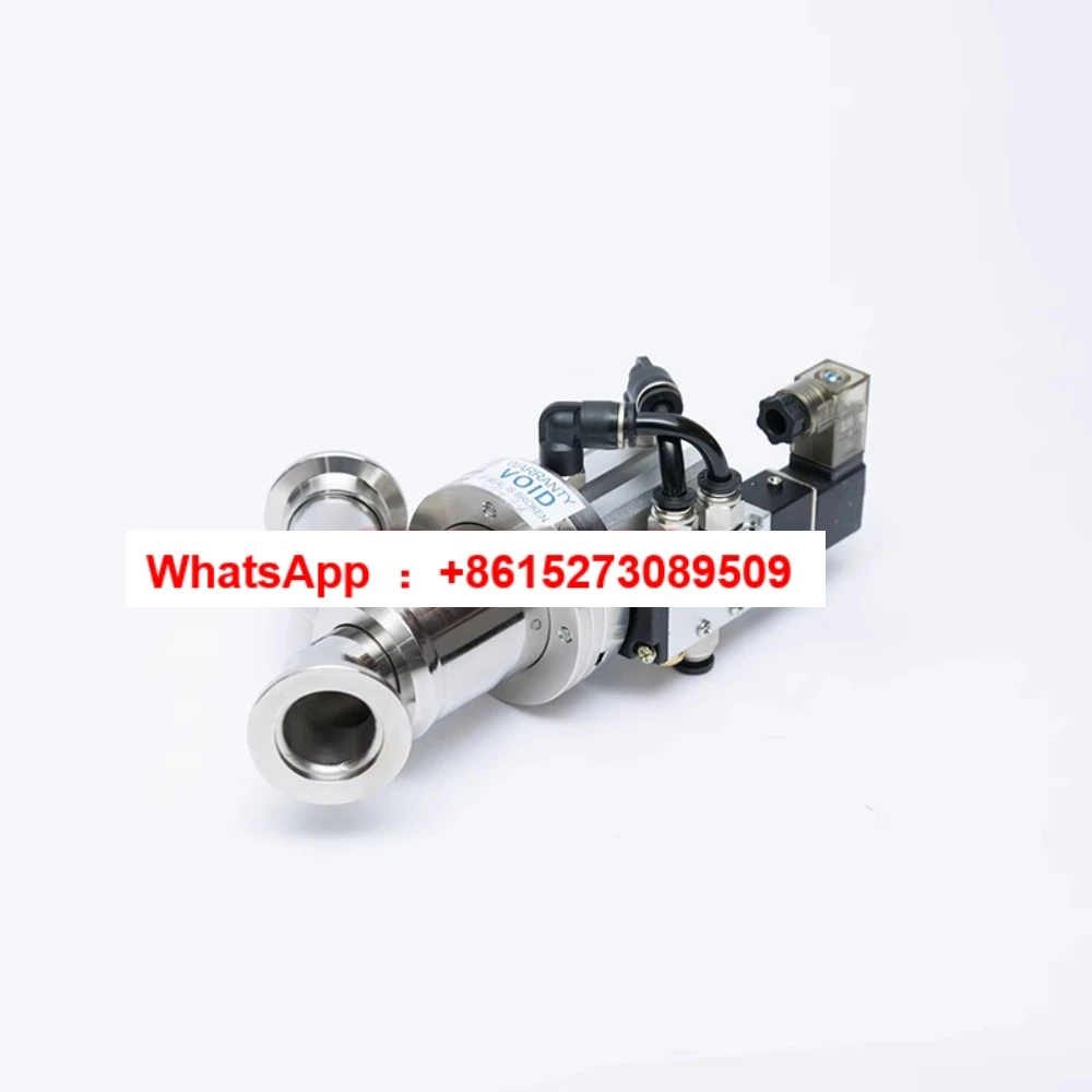 مبيعات المصنع مباشرة سلسلة GDQ-Y من النوع KF، صمام فلابر هوائي عالي الفراغ منفاخ صمام زاوية المشبك الختم #1