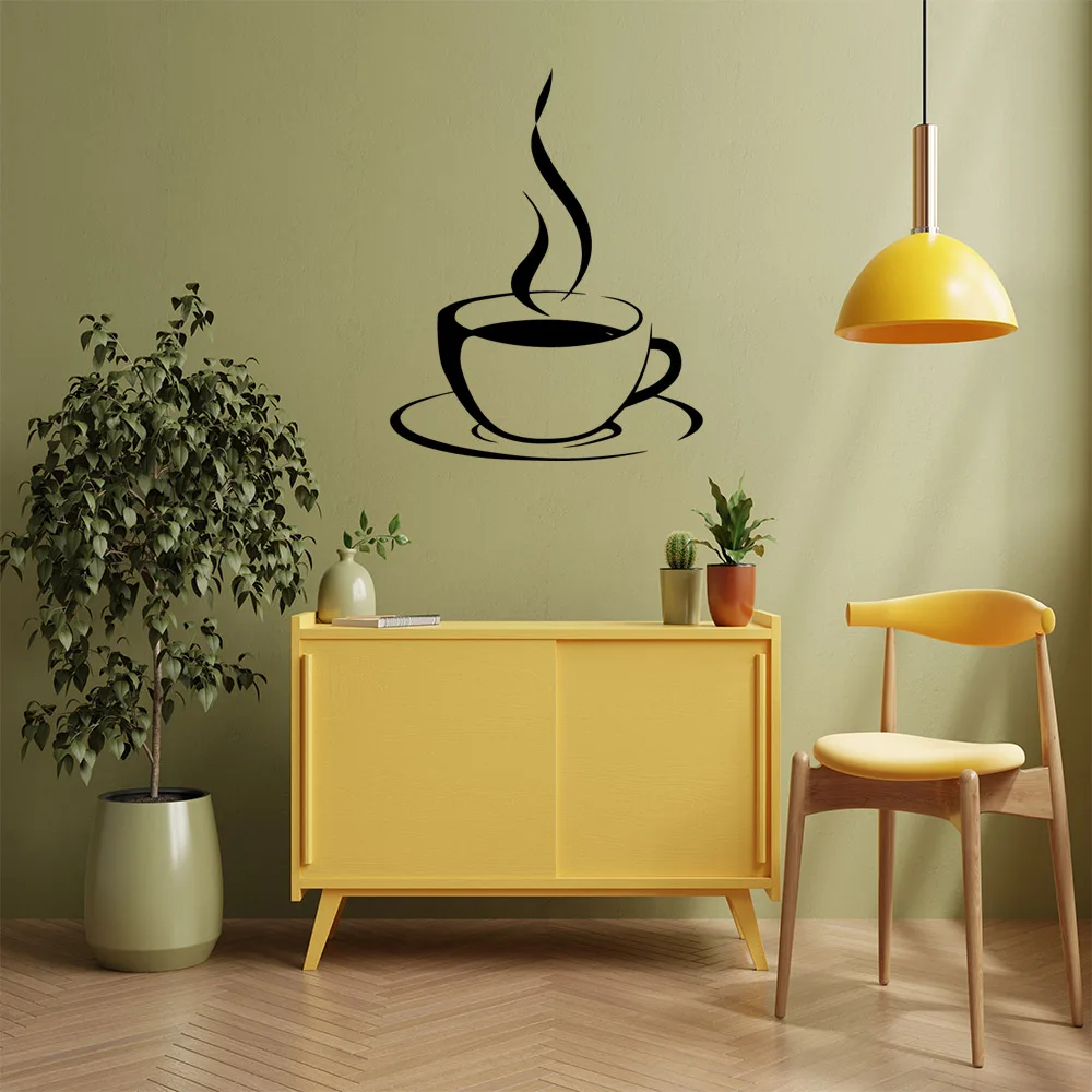 

1 pc new Drop Shipping tasty coffee wallpaper Home Decoration Accessories For Kids Rooms Decoration Wall Decoration Murals