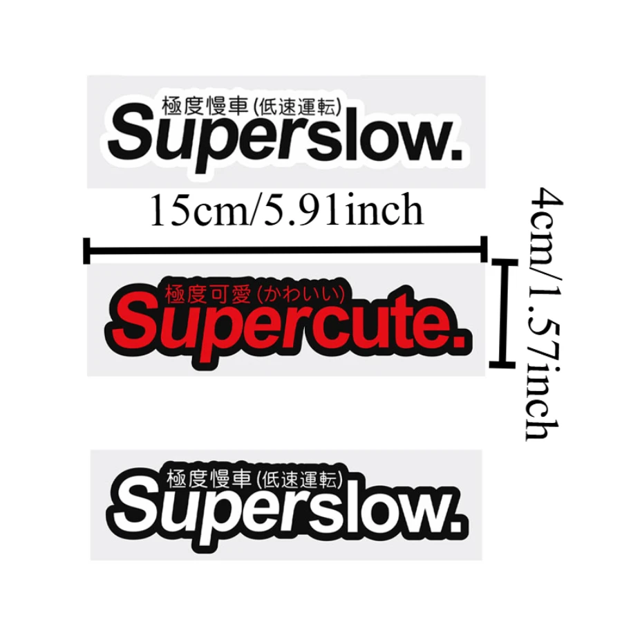 JDM Style Car Decal Decorative Sticker Waterproof, Can Be Attached To Motorcycle Side Panels, Helmets,Fuel Tanks, Front Fairings