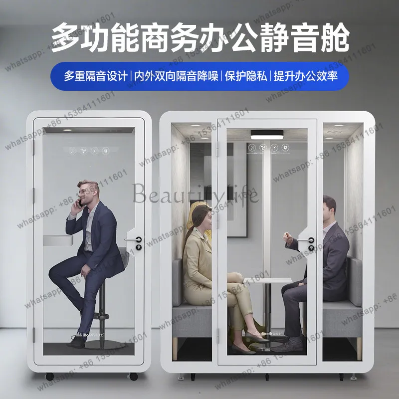 Factory direct sales Mobile soundproof room Silent warehouse School piano room Live stream