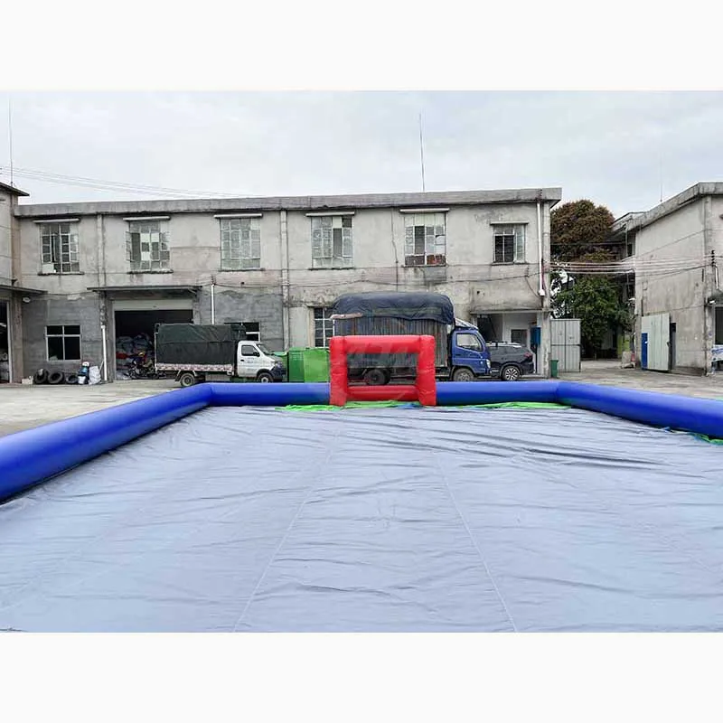 Juegos de arena y campo de fútbol inflable de PVC directo del fabricante con soplador que incluyen kits de reparación para eventos
