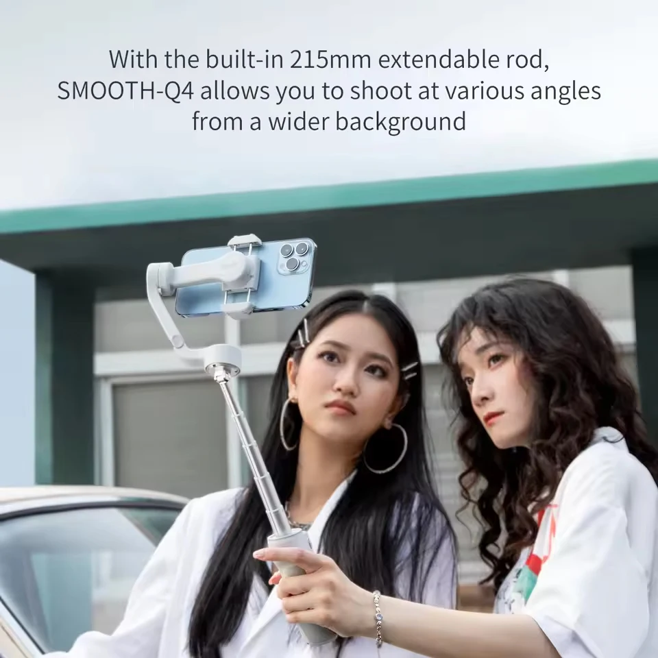 ZHIYUN Smooth Q4 Smartphone Gimbal Stabilizer 3-Axis Smartphone Gimbal Stabilizer for iPhone