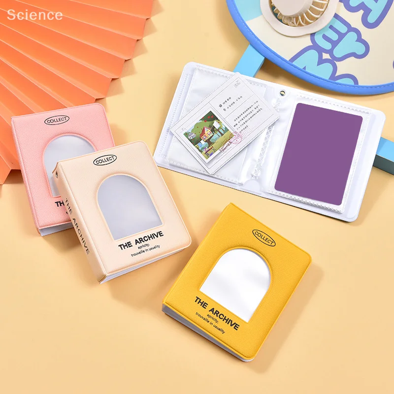 3-inch Mini Photo Album Photocard Holder Photo Album Storage Book Binder Photo Card Holder Card Collect Book Picture Protector