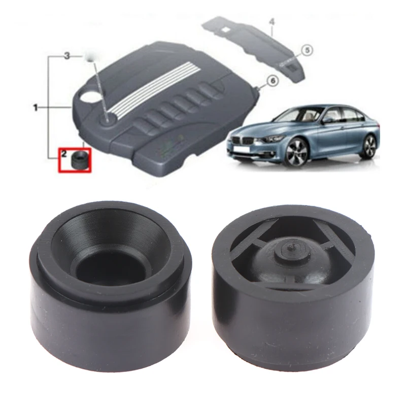 4 Stück Motorabdeckung Gummimontage kompatibel mit 2 3 4 5 6 7 Serie X1 X3 X4 X5 X6 Mount Bush E60 F30 E90 F20 E87 E81 F10
