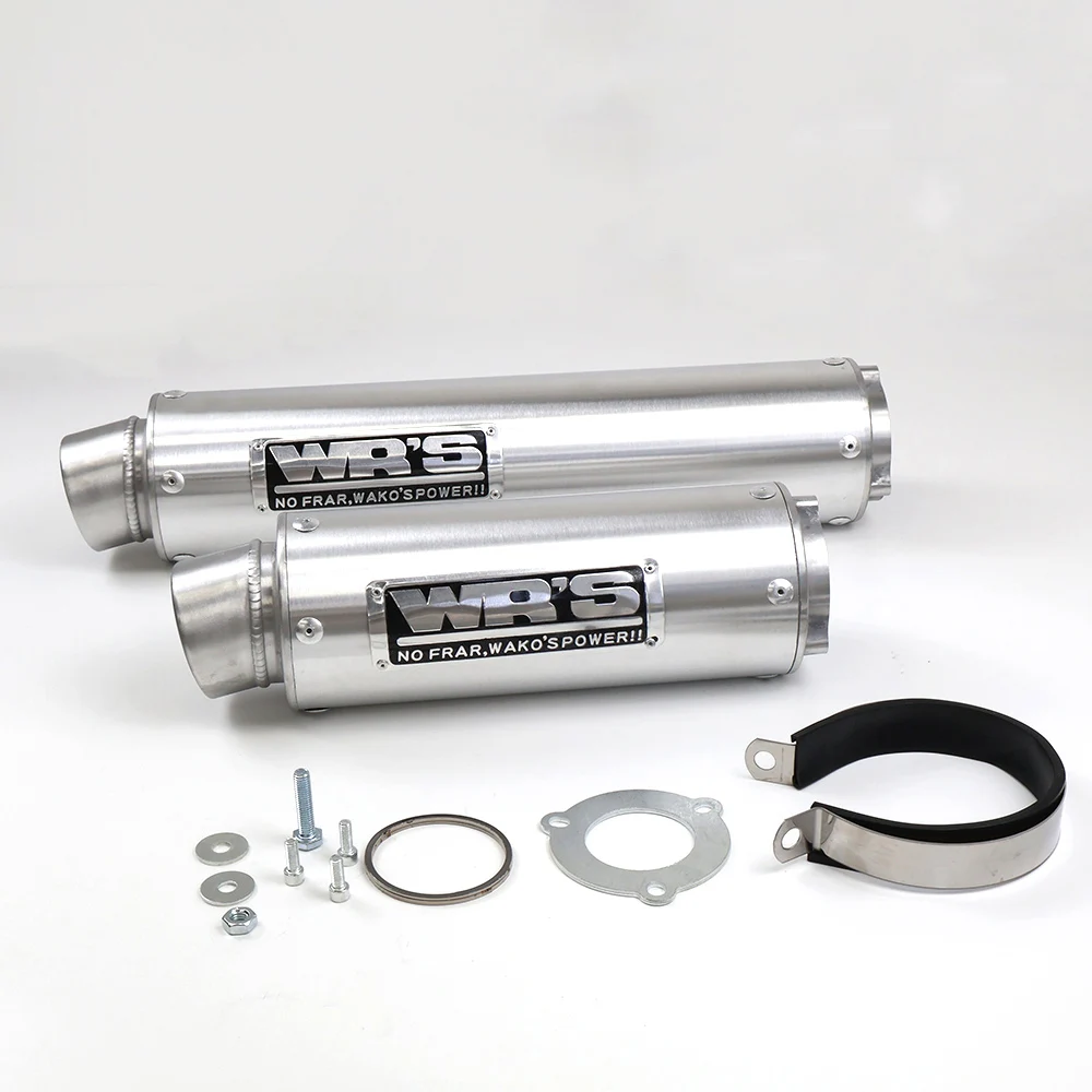 Gerade 105MM Universal Motorrad Big Bikes Motorrad Auspuff Racing Auspuff Für GSXR ZX6R ZX10R CB400 CB500F CB500X