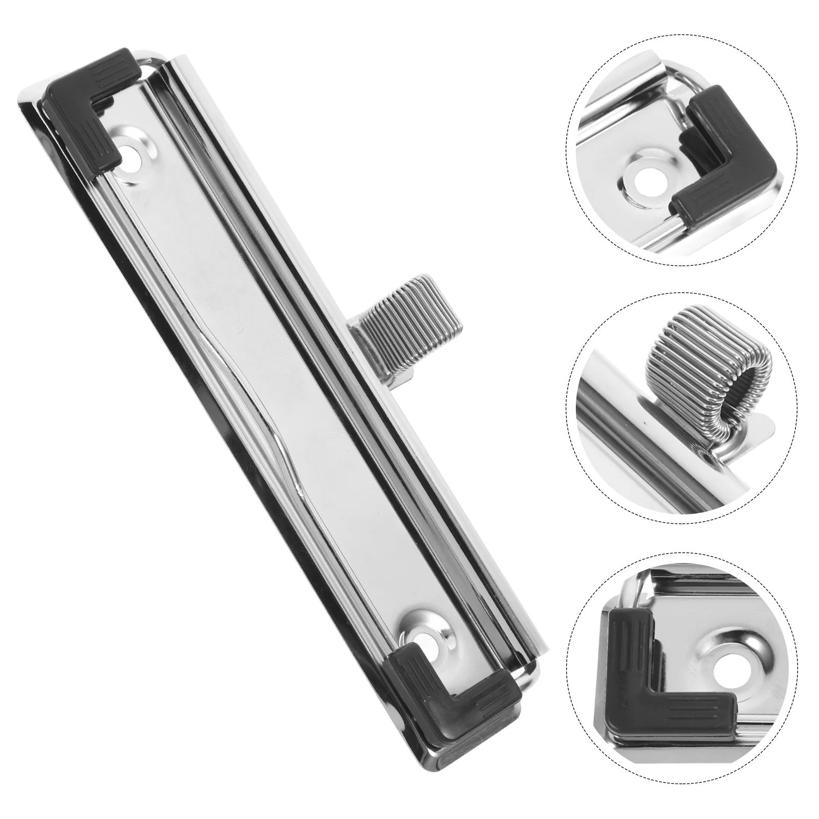 

Spring Pen Clip Accessories Clipboard with Storage and Handle Holder Attachment Stationery Bulks Metal Iron Boards